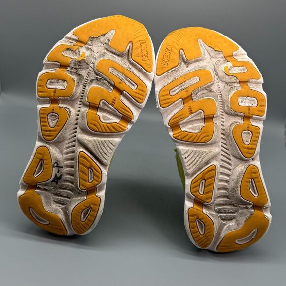 Hoka One One Gaviota 5 Womens 9 Yellow Athletic Running Sneakers Lace-Up Low Top - Picture 8 of 10